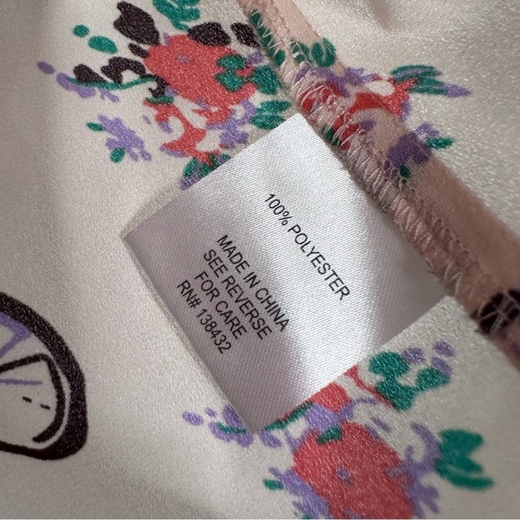 Modcloth | Floral Bicycle Pattern Sleeveless Blouse Size Medium - Picture 6 of 6